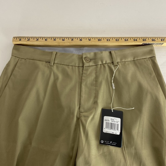 NWT Nike Golf Dri Fit Flat Front Breathable Khaki Pants 833194 Mens Size 30 X 32 - Picture 6 of 10